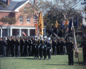 Fort Monroe's commemoration of 75 years of ROTC, 1991 (Image Collection, Fort Monroe Archives).