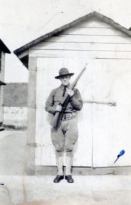 Cadet at Fort Monroe's Citizens' Military Training Camp in 1930 (Image Collection, Fort Monroe Archives).