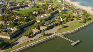 Fort Monroe Drone image