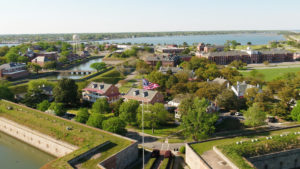 Fort Monroe Drone