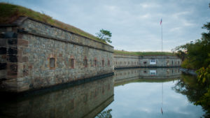 Moat at Fort Monroe Virginia